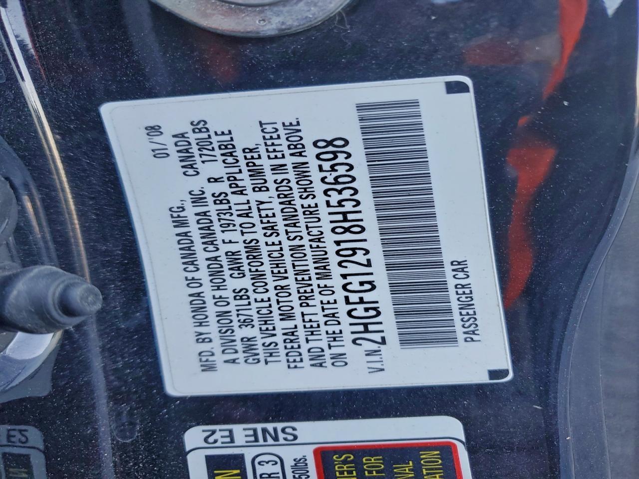 2008 HONDA CIVIC