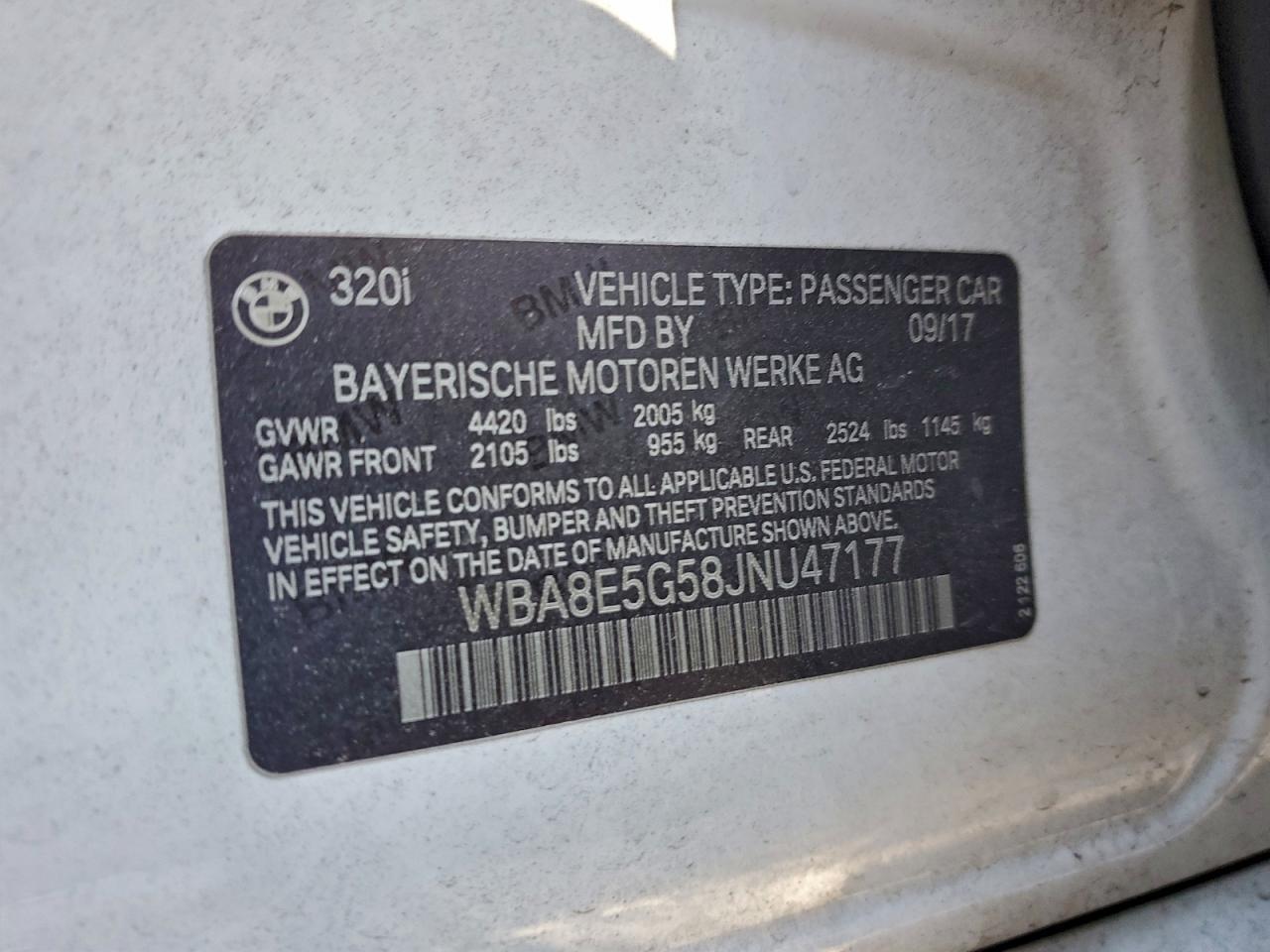 2018 BMW 3 SERIES