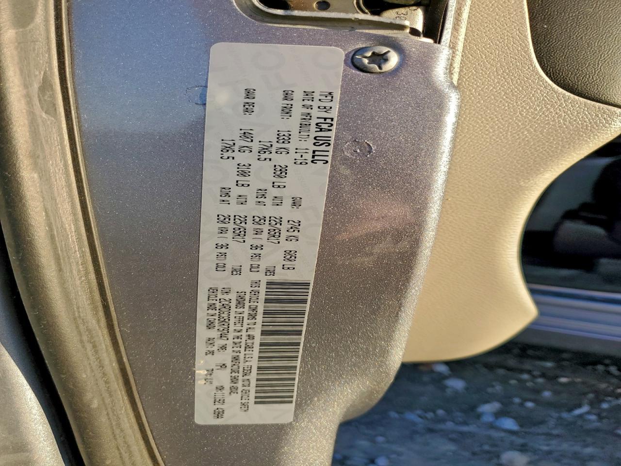 2019 DODGE GRAND CARAVAN