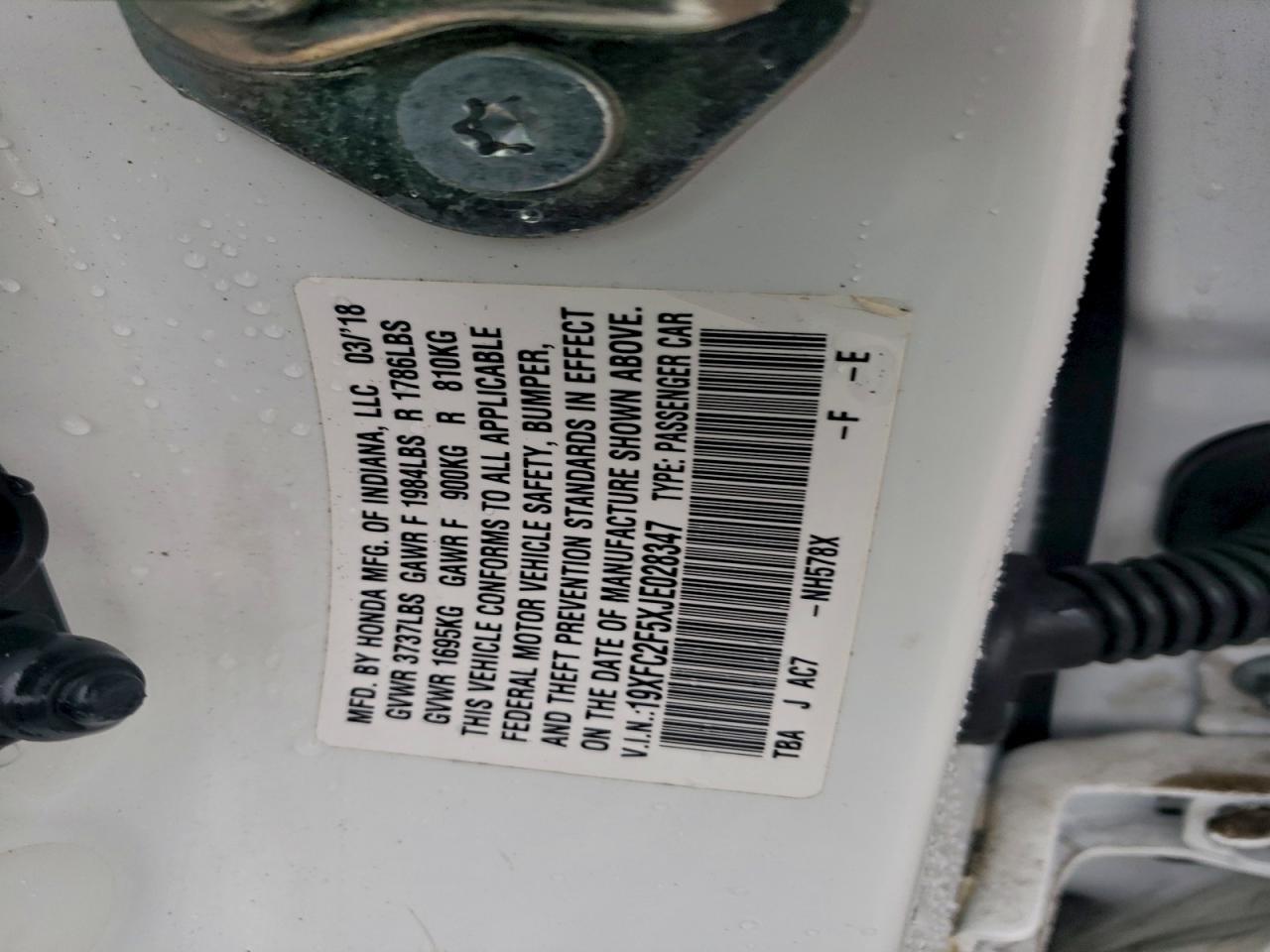 2018 HONDA CIVIC