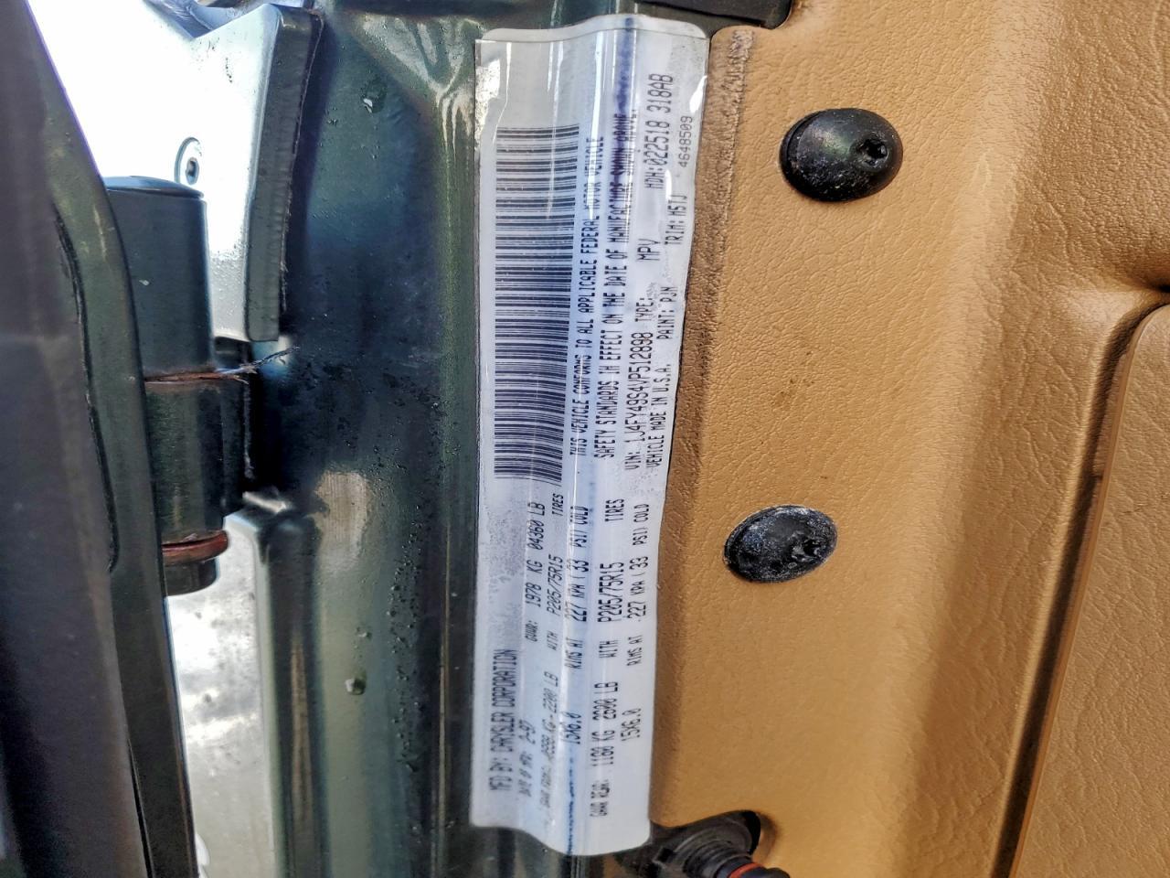 1997 JEEP WRANGLER
