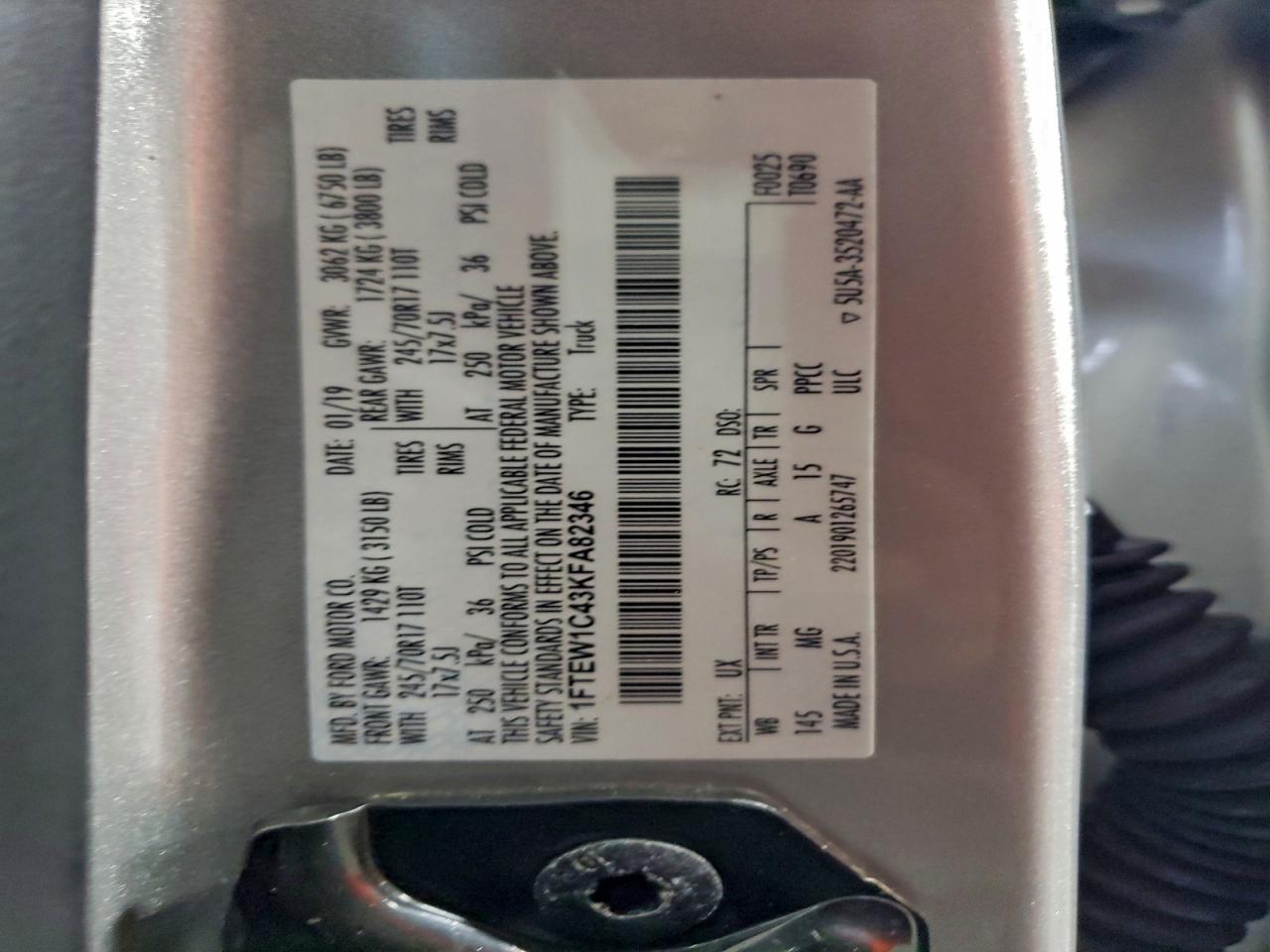 2019 FORD F-150 Lightning