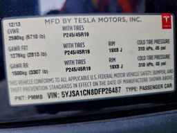 2013 TESLA MODEL S