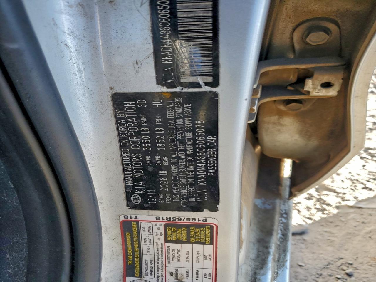 2012 KIA RIO