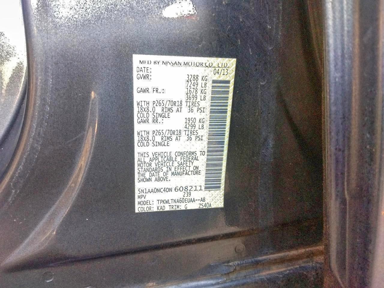 2013 NISSAN Armada