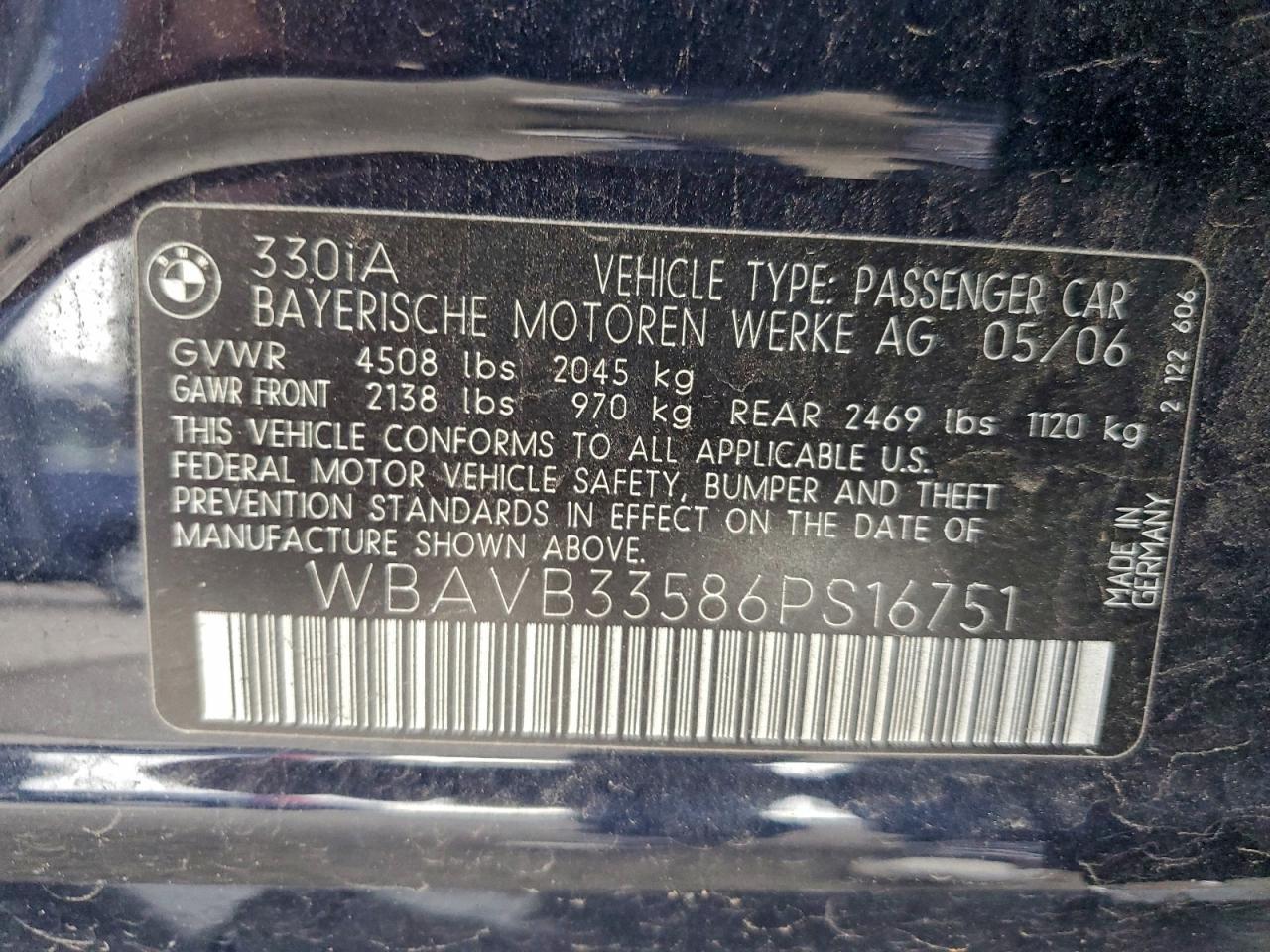 2006 BMW 3 SERIES