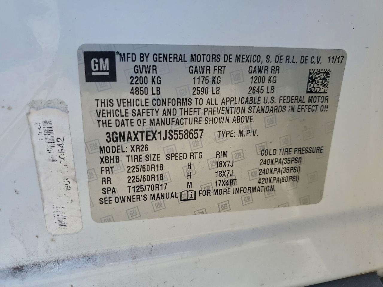 2018 CHEVROLET EQUINOX