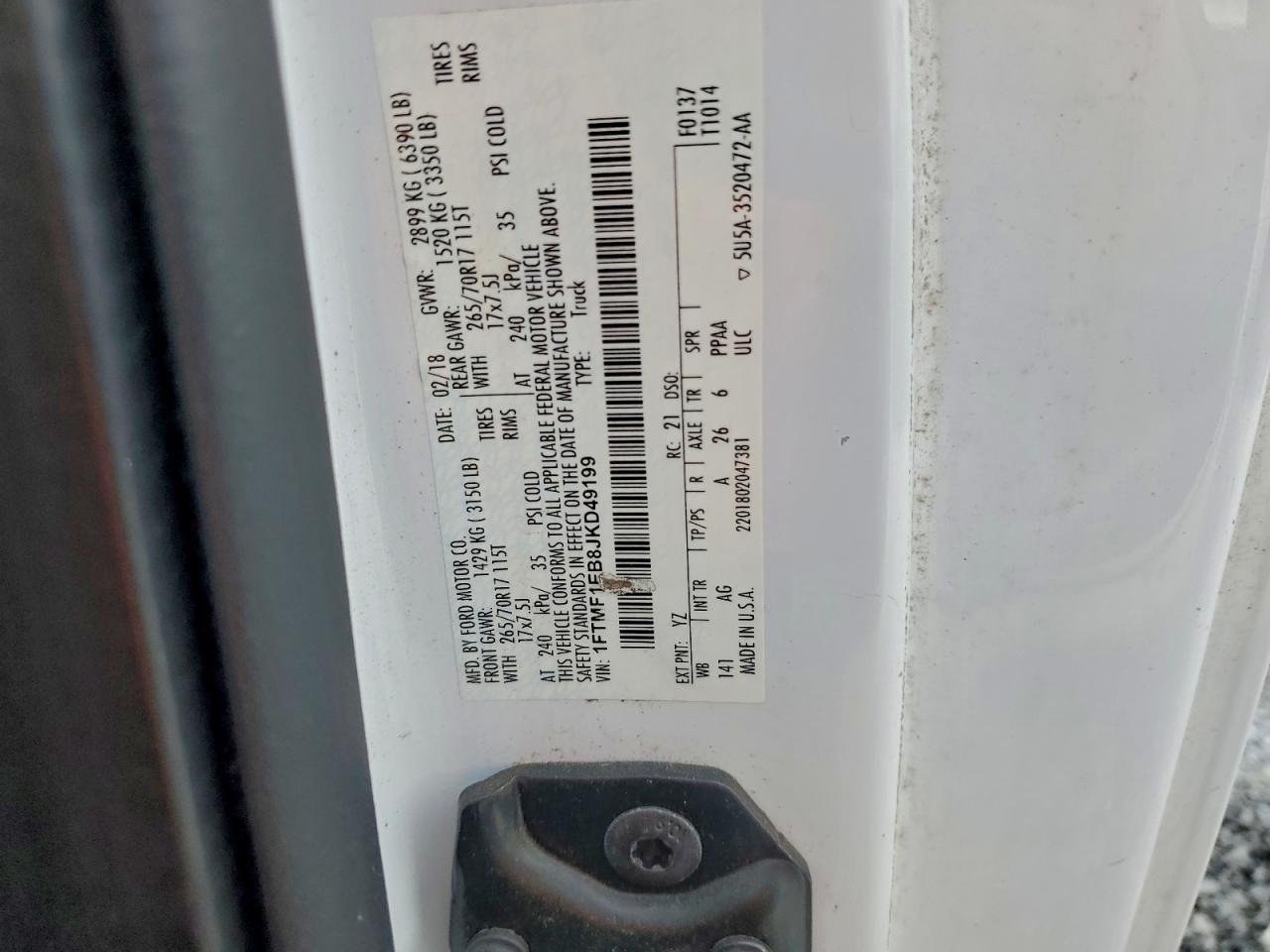 2018 FORD F-150 Lightning