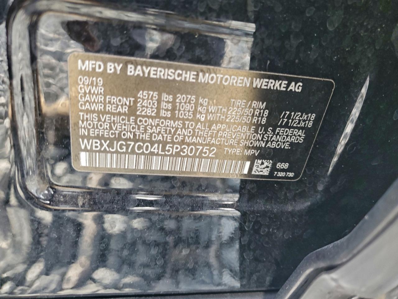 2020 BMW X1