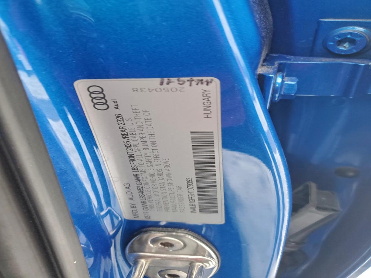 2017 AUDI S3