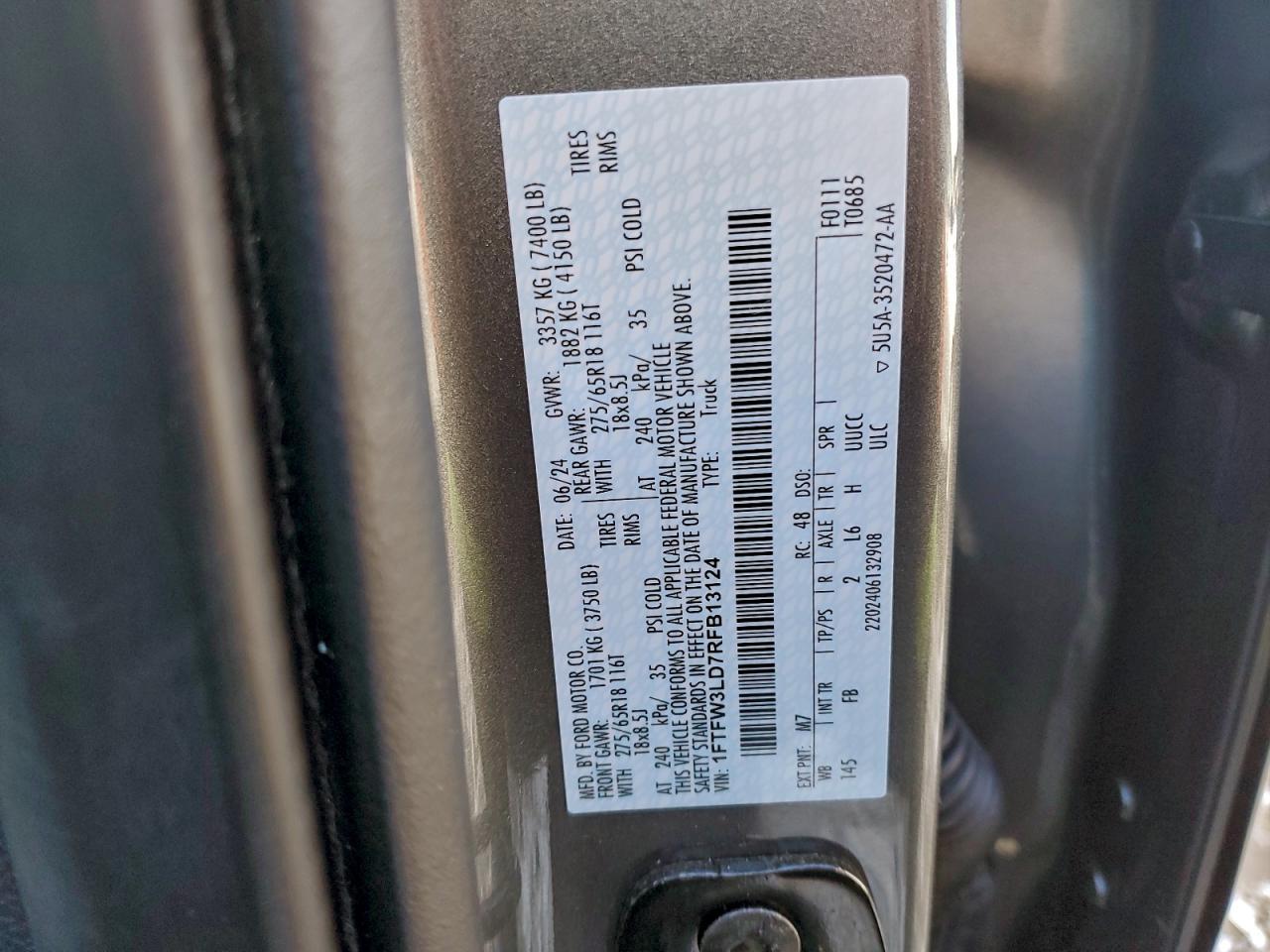 2024 FORD F-150