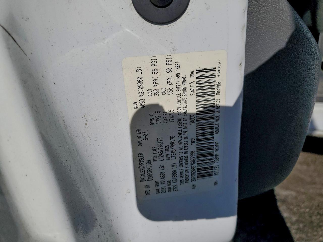 2007 DODGE Ram 2500