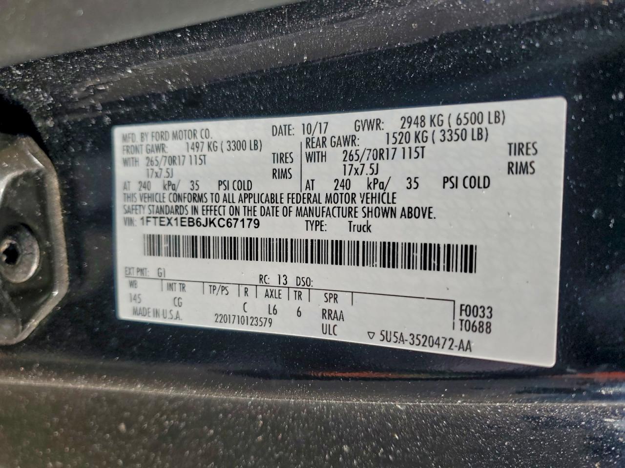2018 FORD F-150