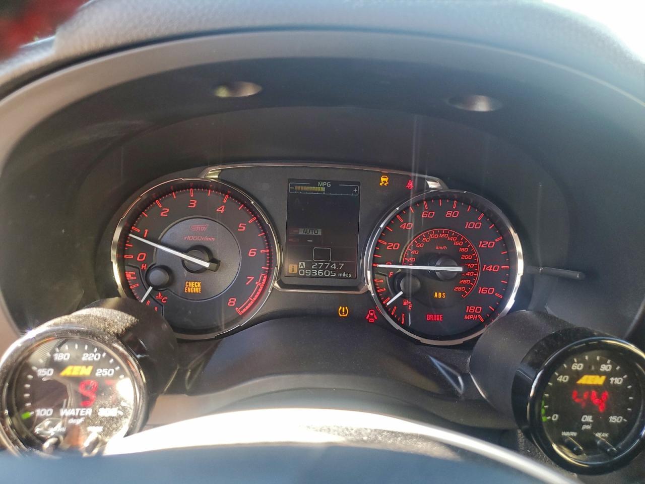 2015 SUBARU WRX