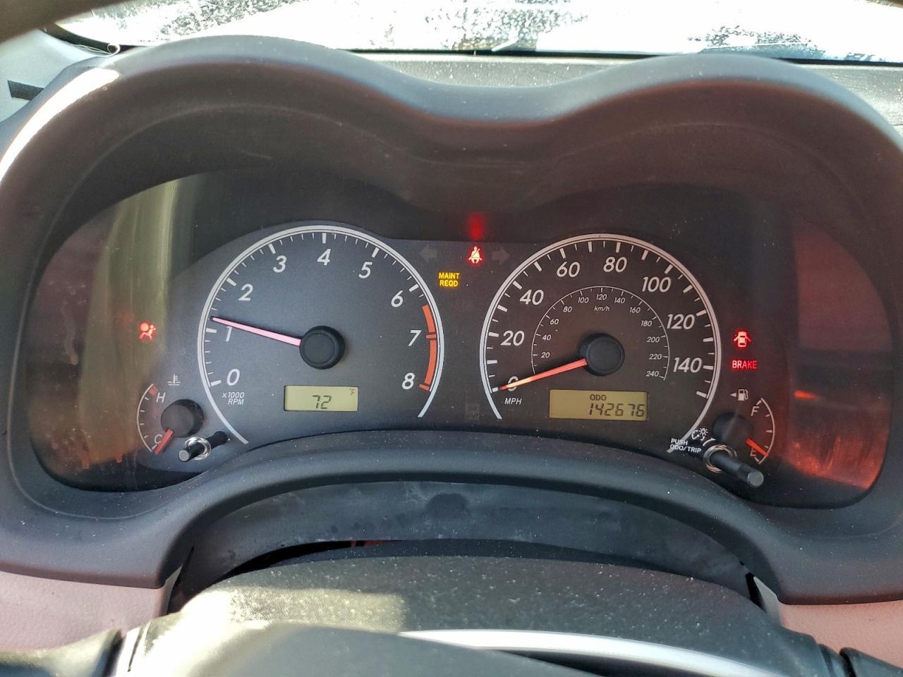 2012 TOYOTA COROLLA