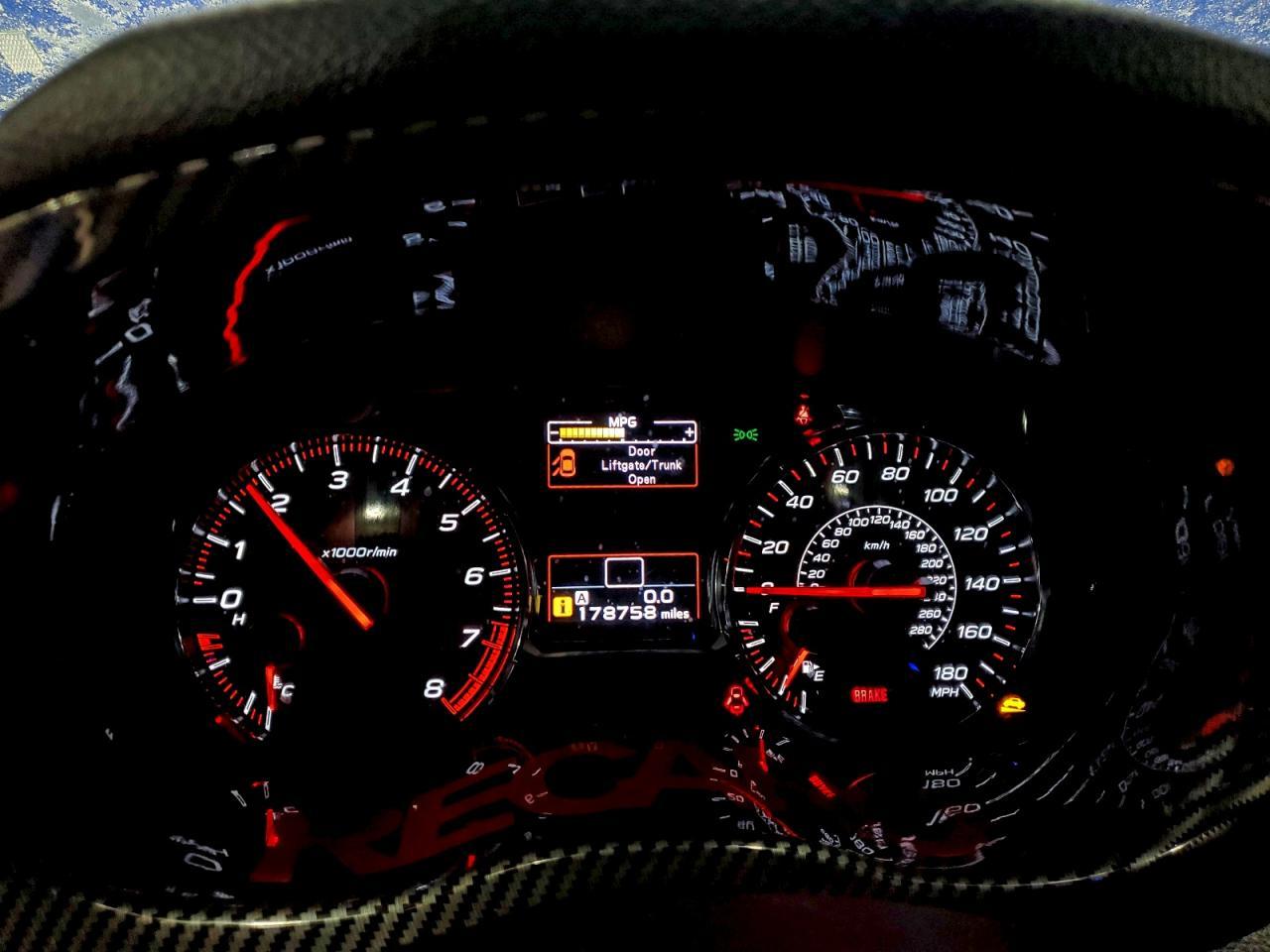 2019 SUBARU WRX