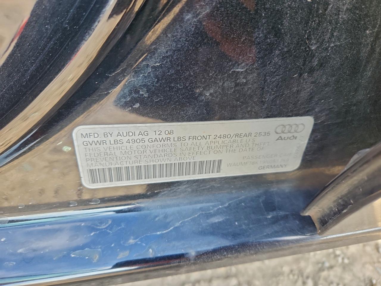 2009 AUDI A4