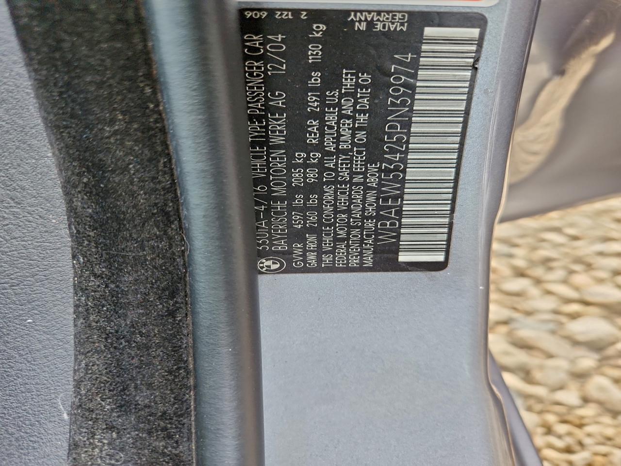 2005 BMW 3 SERIES