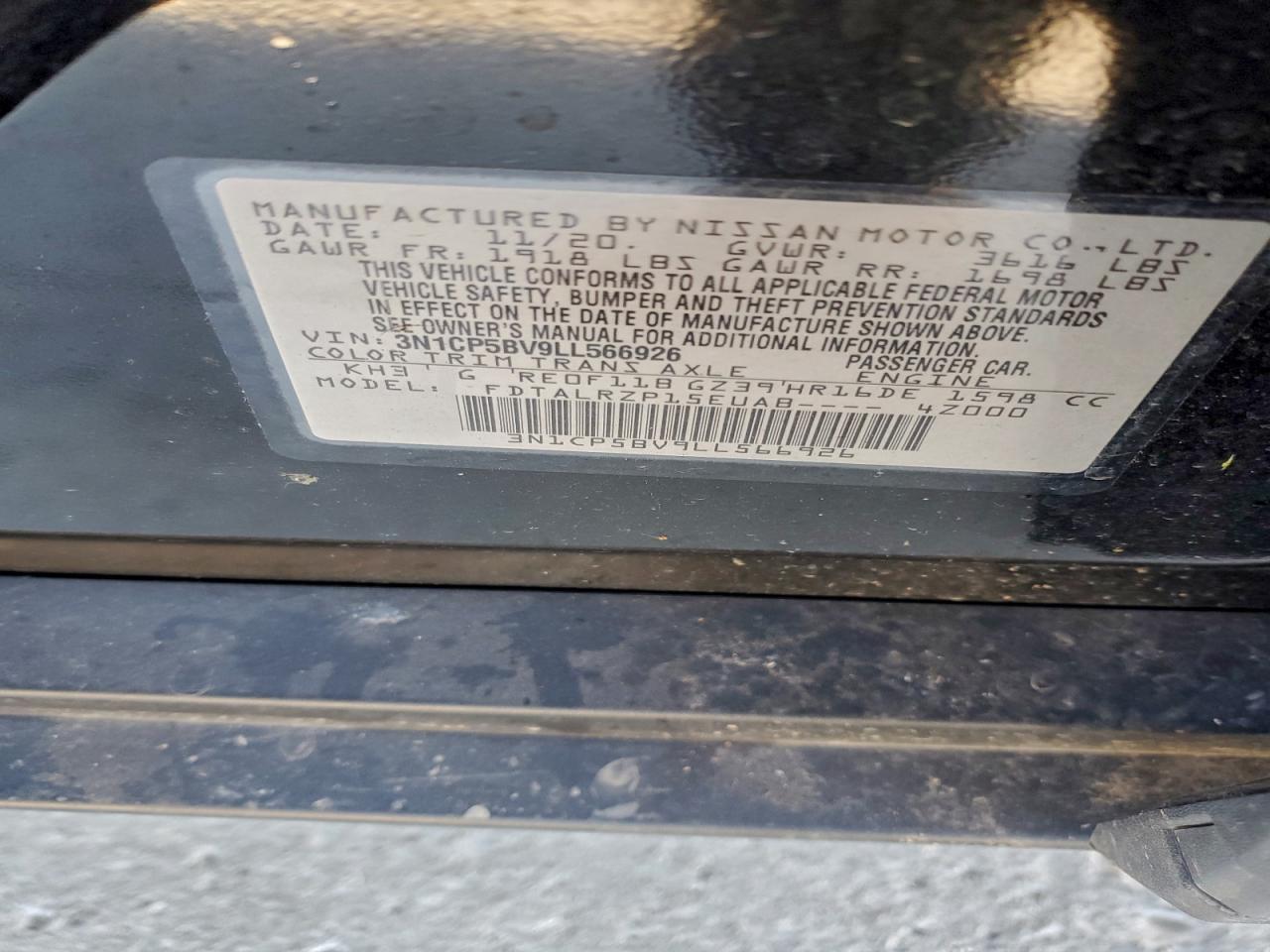 2020 NISSAN KICKS