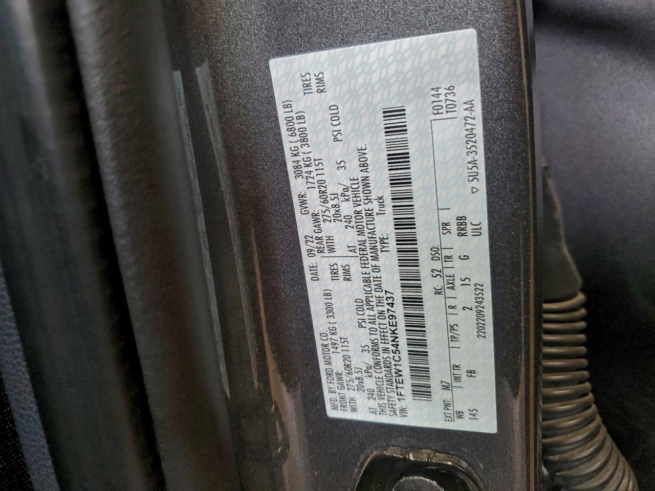 2022 FORD F-150