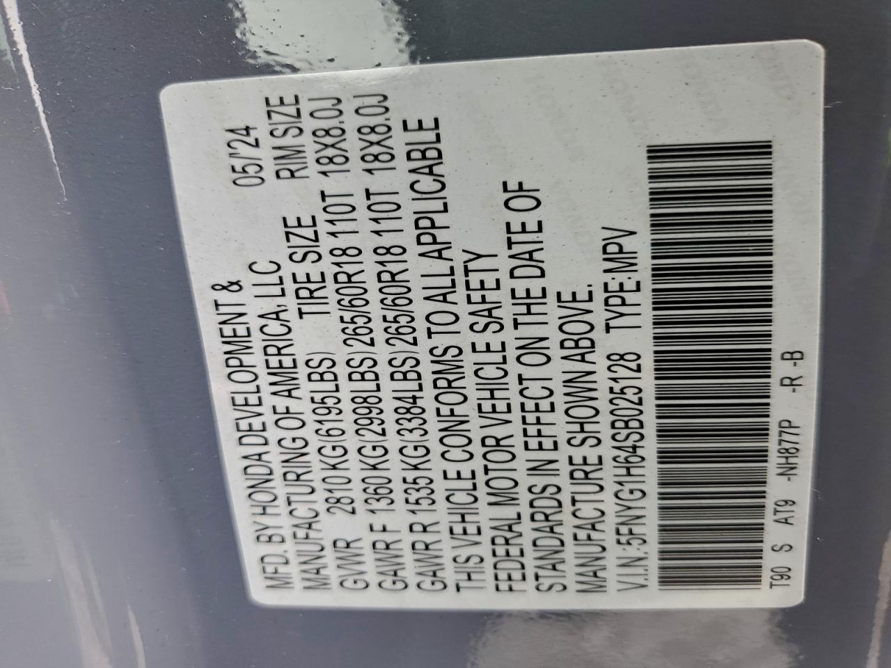 2025 HONDA PILOT