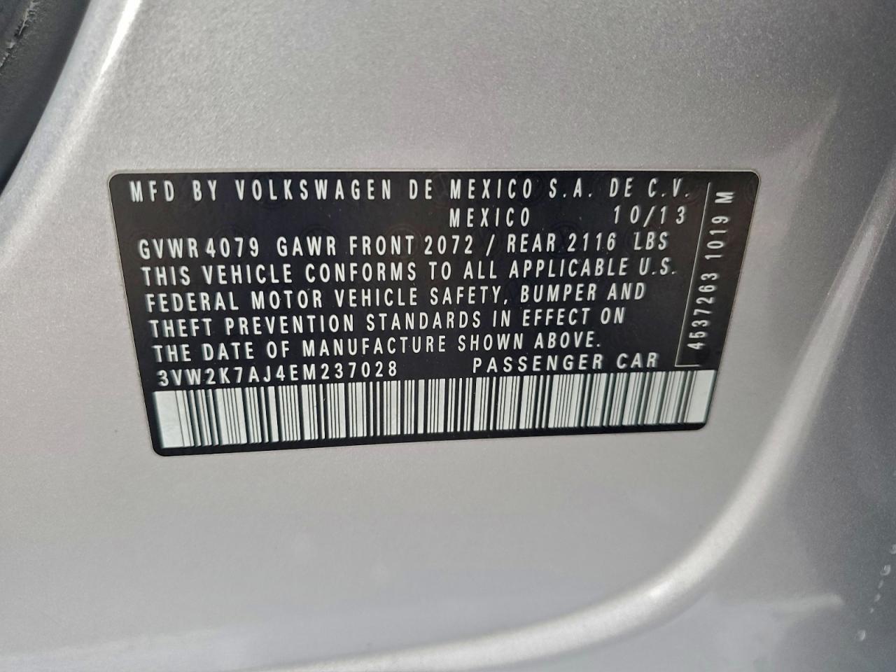 2014 VOLKSWAGEN JETTA