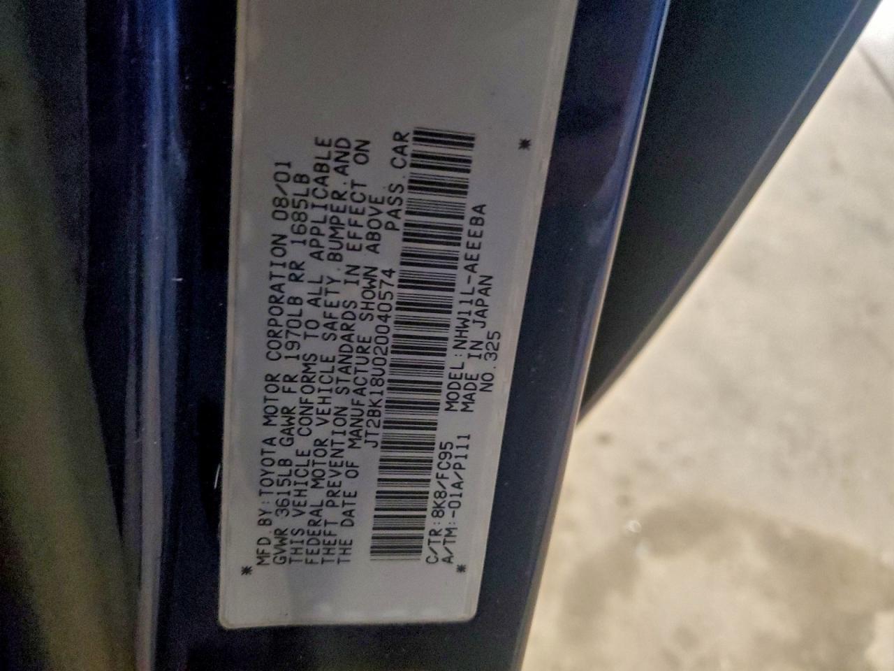 2002 TOYOTA PRIUS