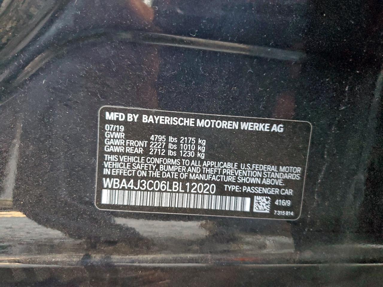 2020 BMW 4 Series