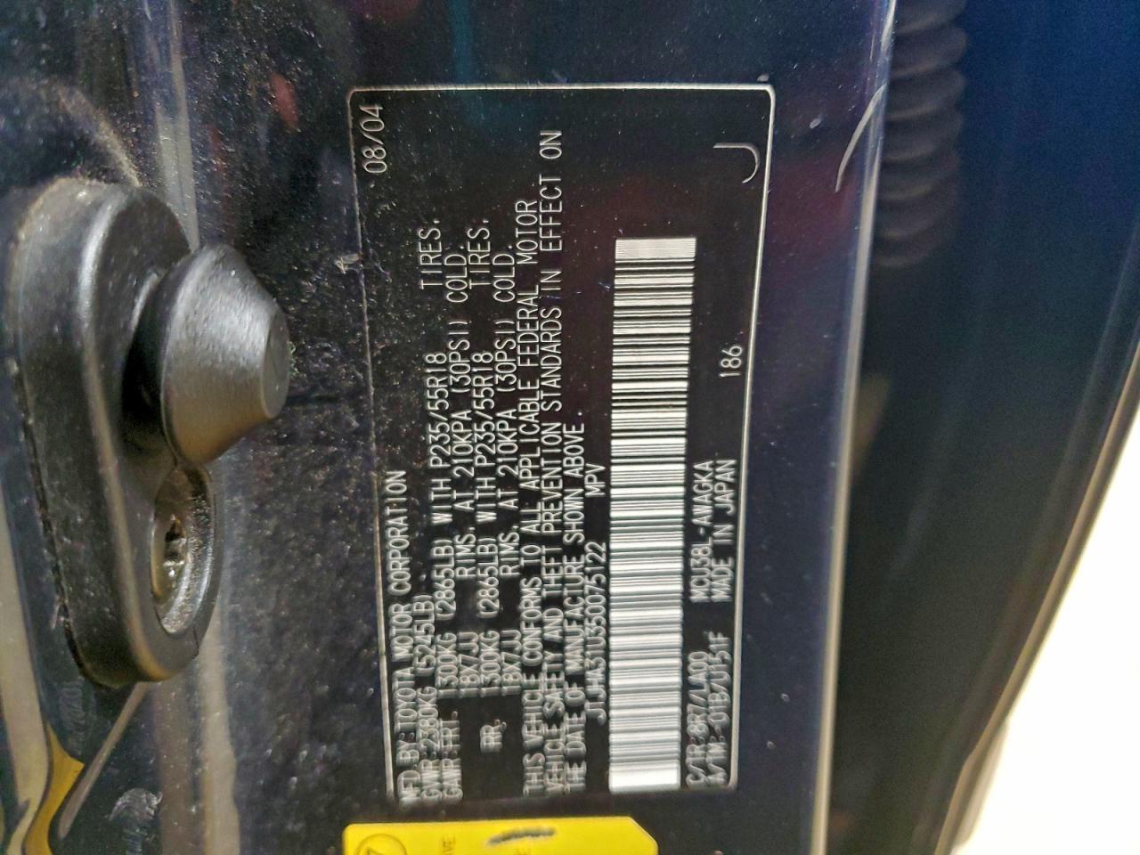 2005 LEXUS Rx 330