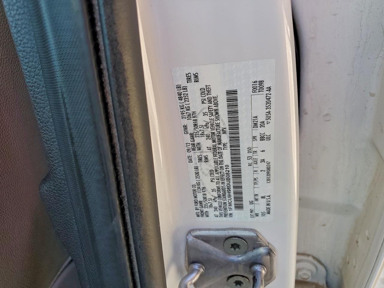 2013 FORD ESCAPE