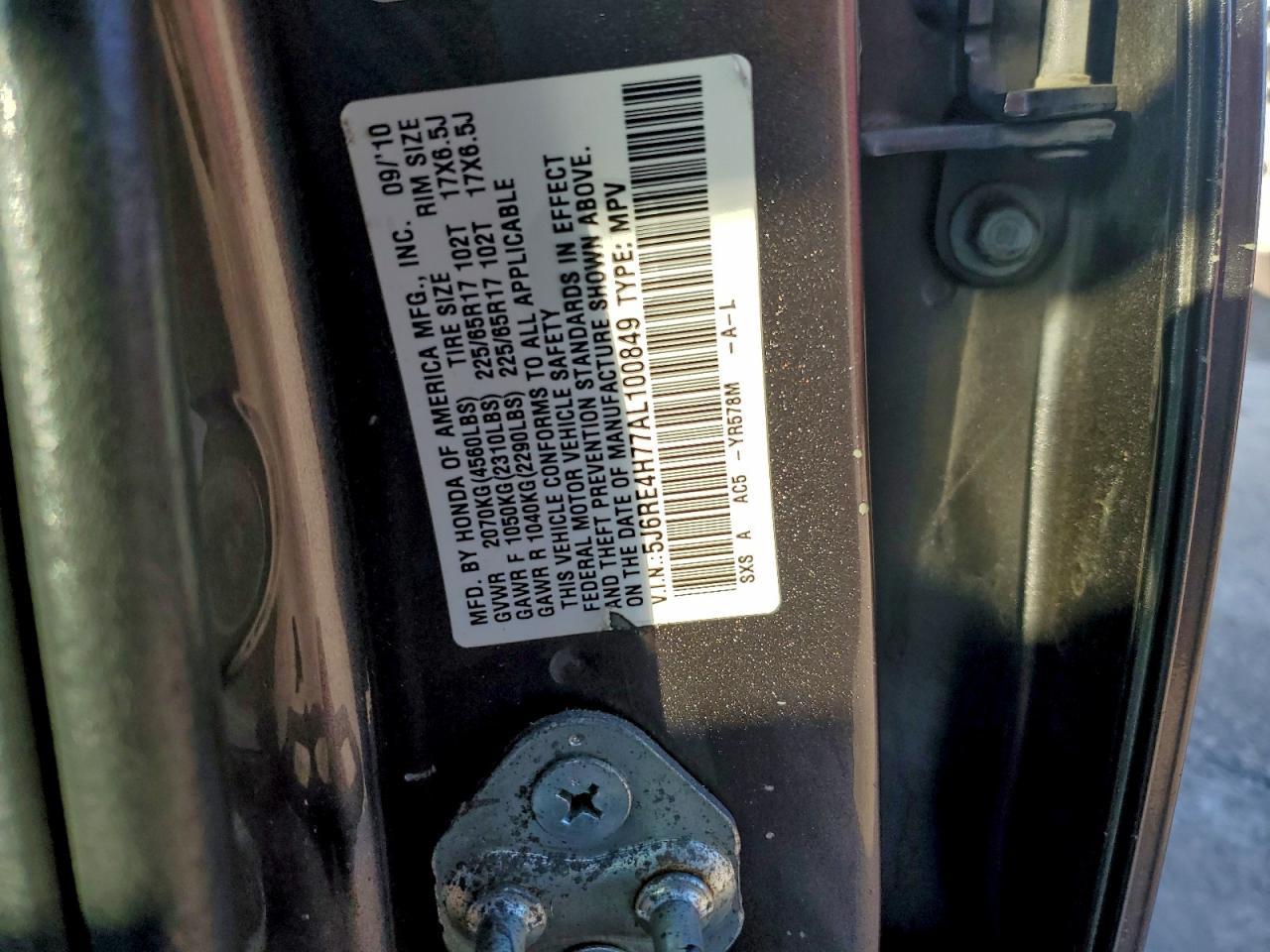 2010 HONDA CR-V