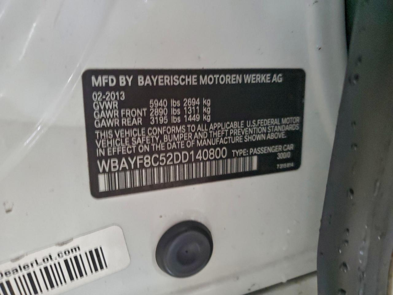 2013 BMW 7 series