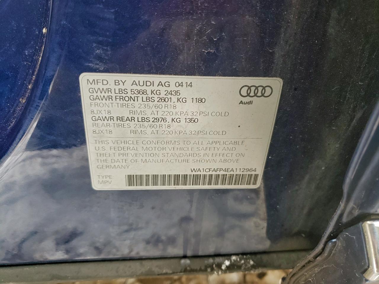 2014 AUDI Q5