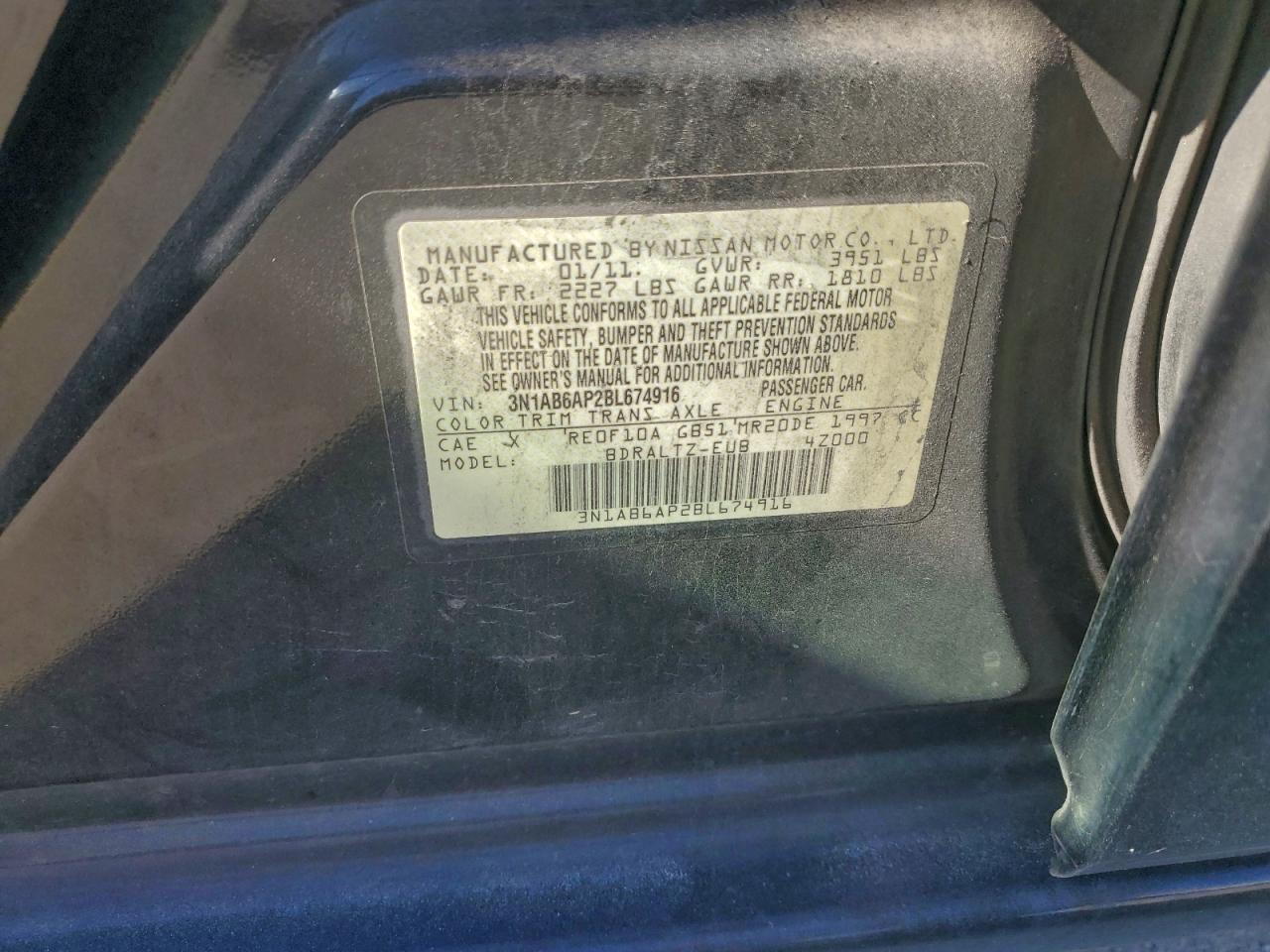 2011 NISSAN SENTRA
