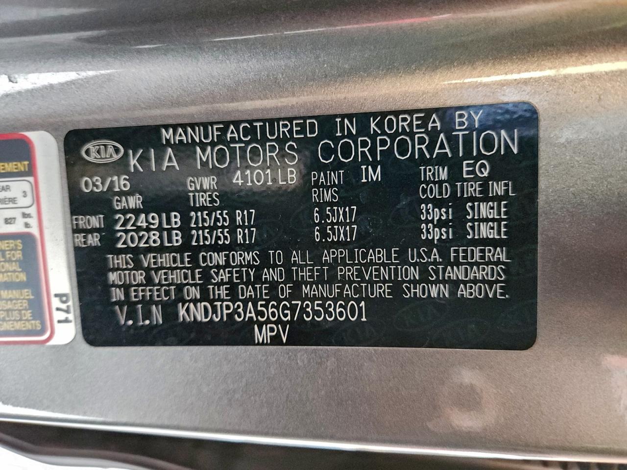 2016 KIA SOUL