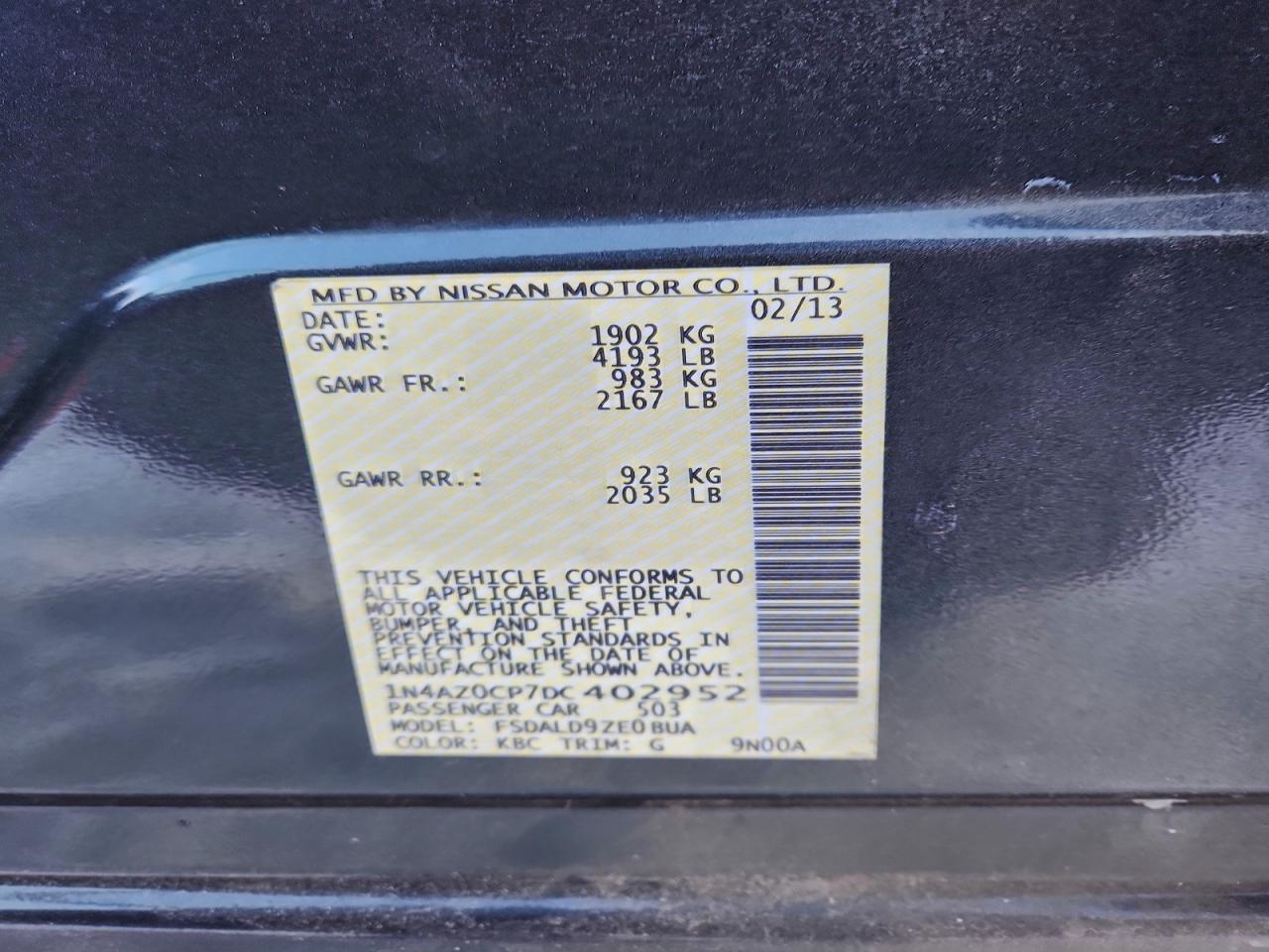 2013 NISSAN LEAF