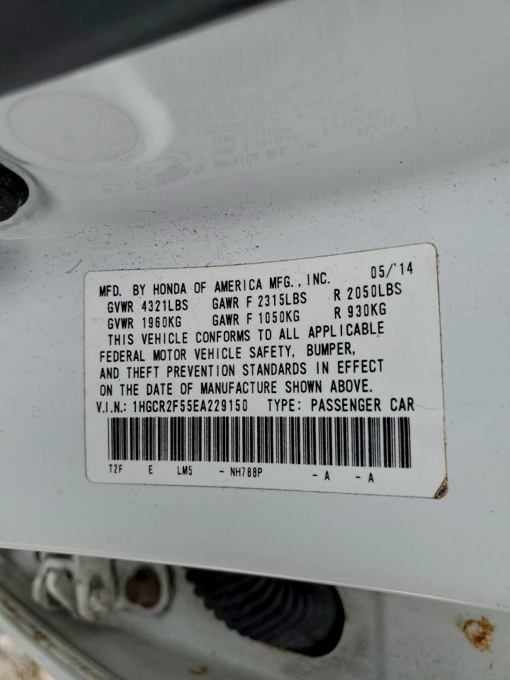 2014 HONDA ACCORD