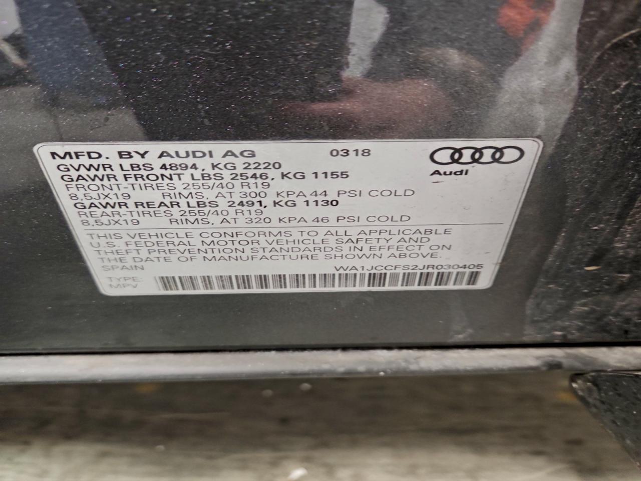 2018 AUDI Q3