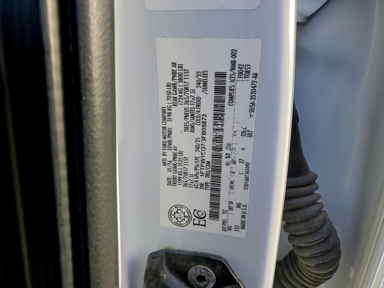 2016 FORD F-150