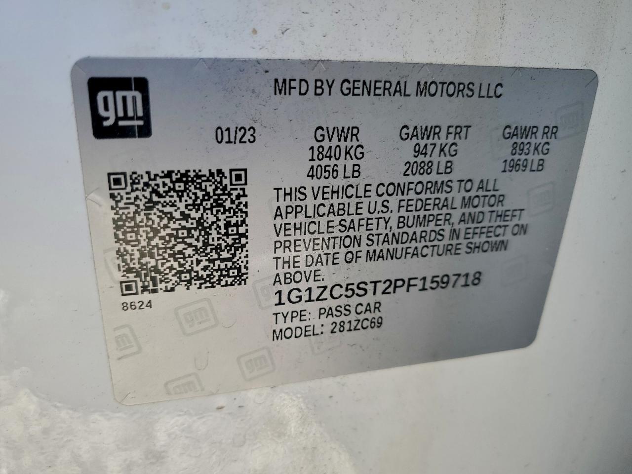2023 CHEVROLET MALIBU