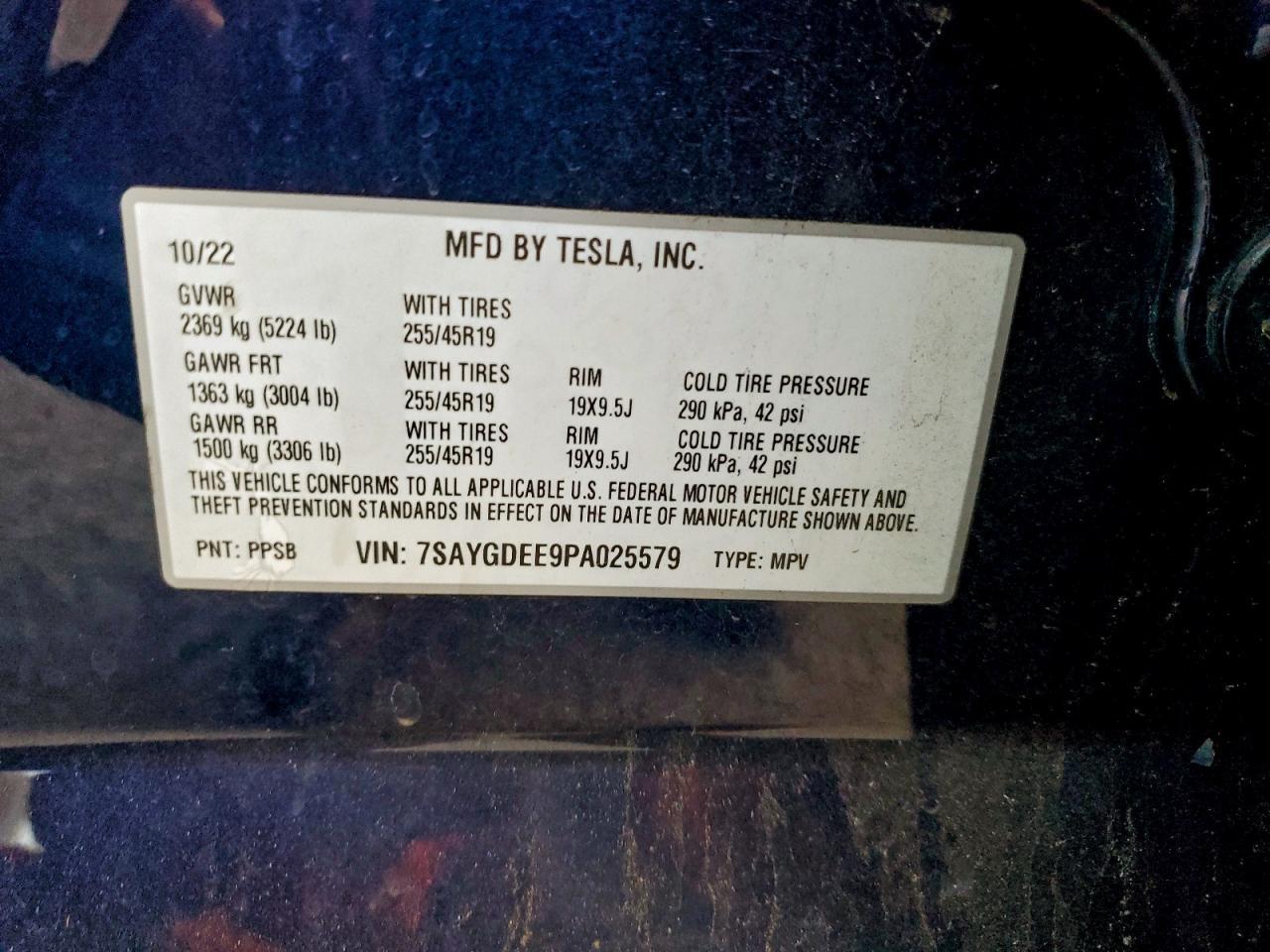 2023 TESLA MODEL Y