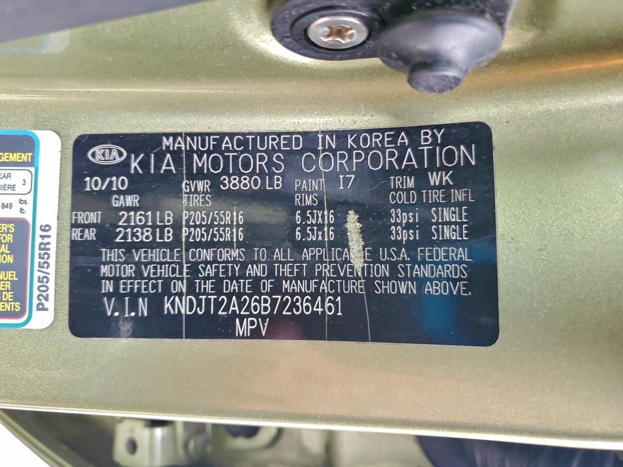 2011 KIA SOUL