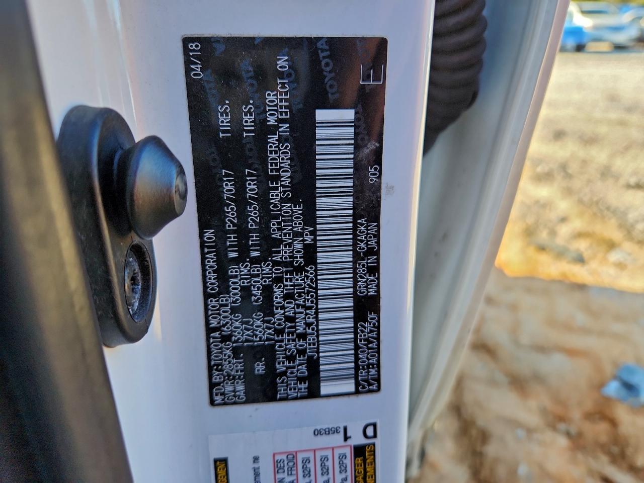 2018 TOYOTA 4Runner
