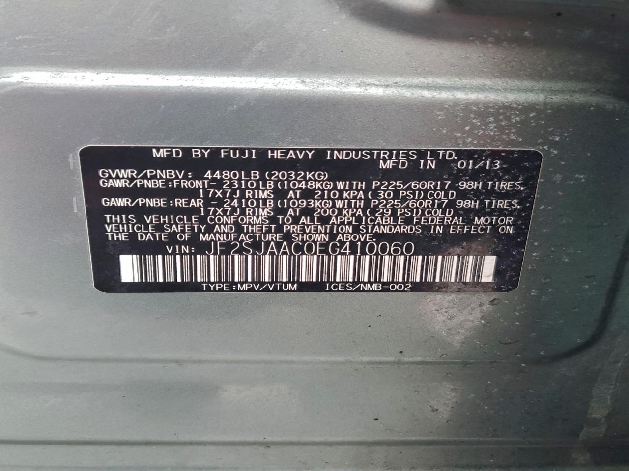 2014 SUBARU FORESTER