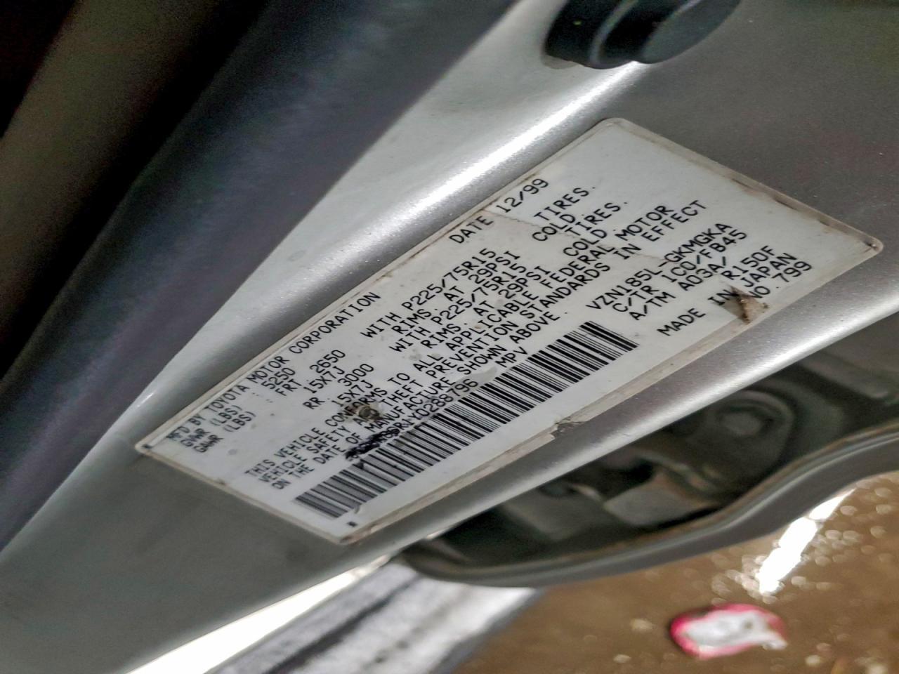 2000 TOYOTA 4Runner