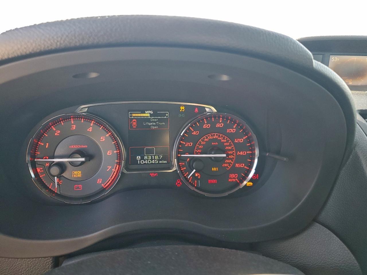 2015 SUBARU WRX