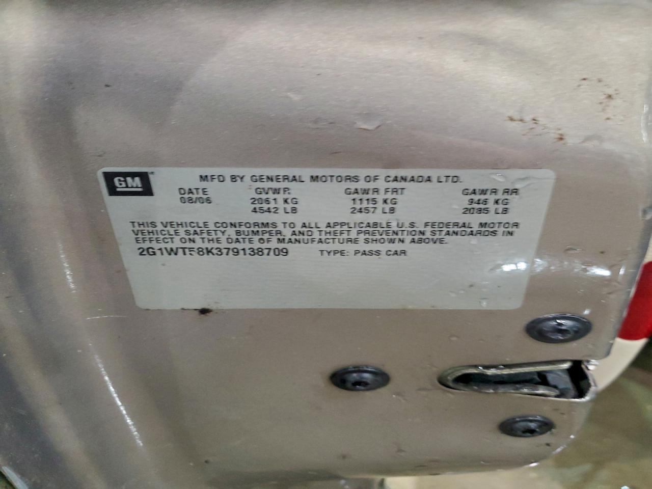 2007 CHEVROLET IMPALA