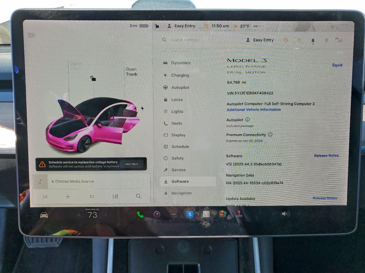 2019 TESLA MODEL 3
