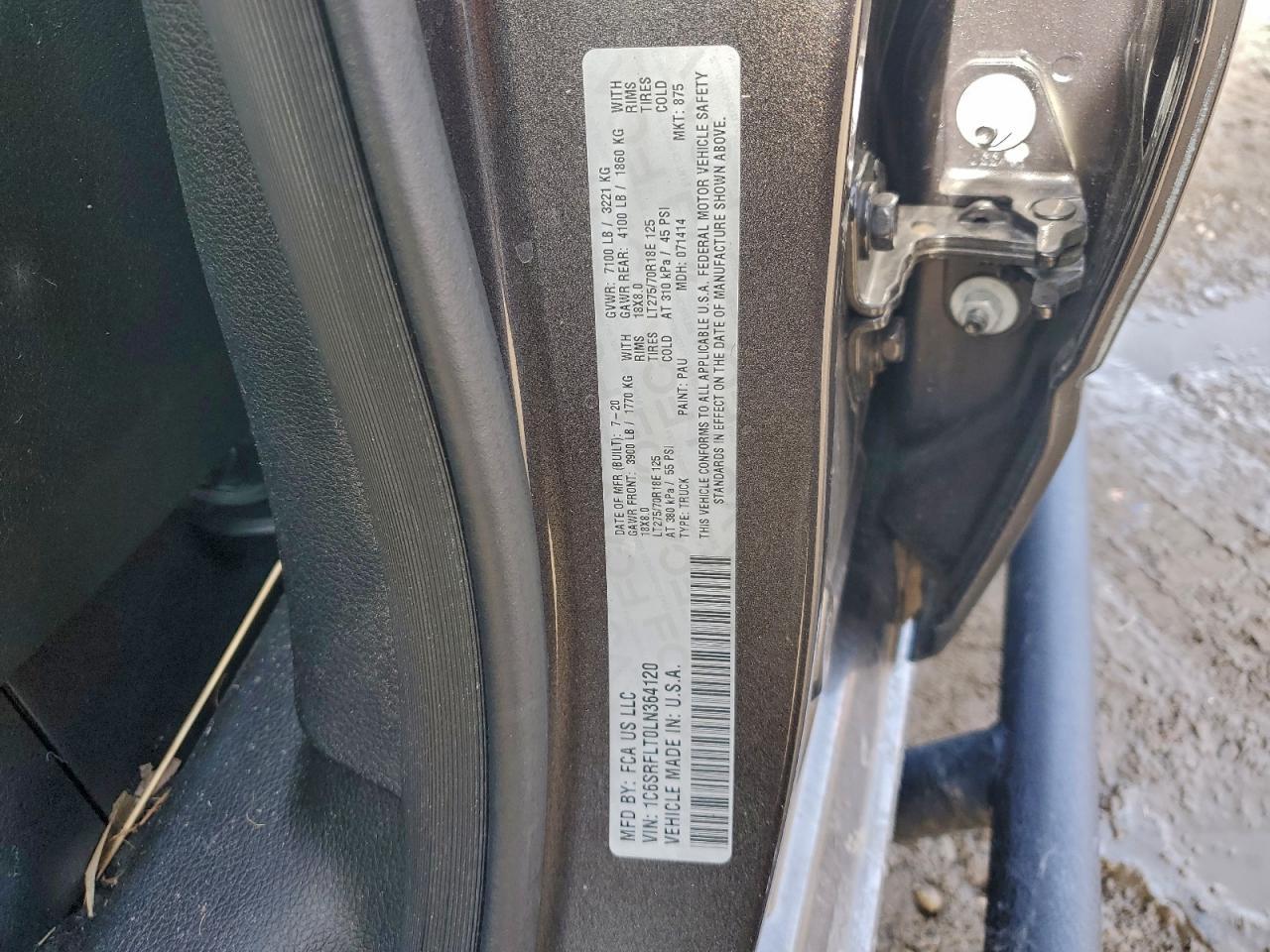 2020 RAM 1500