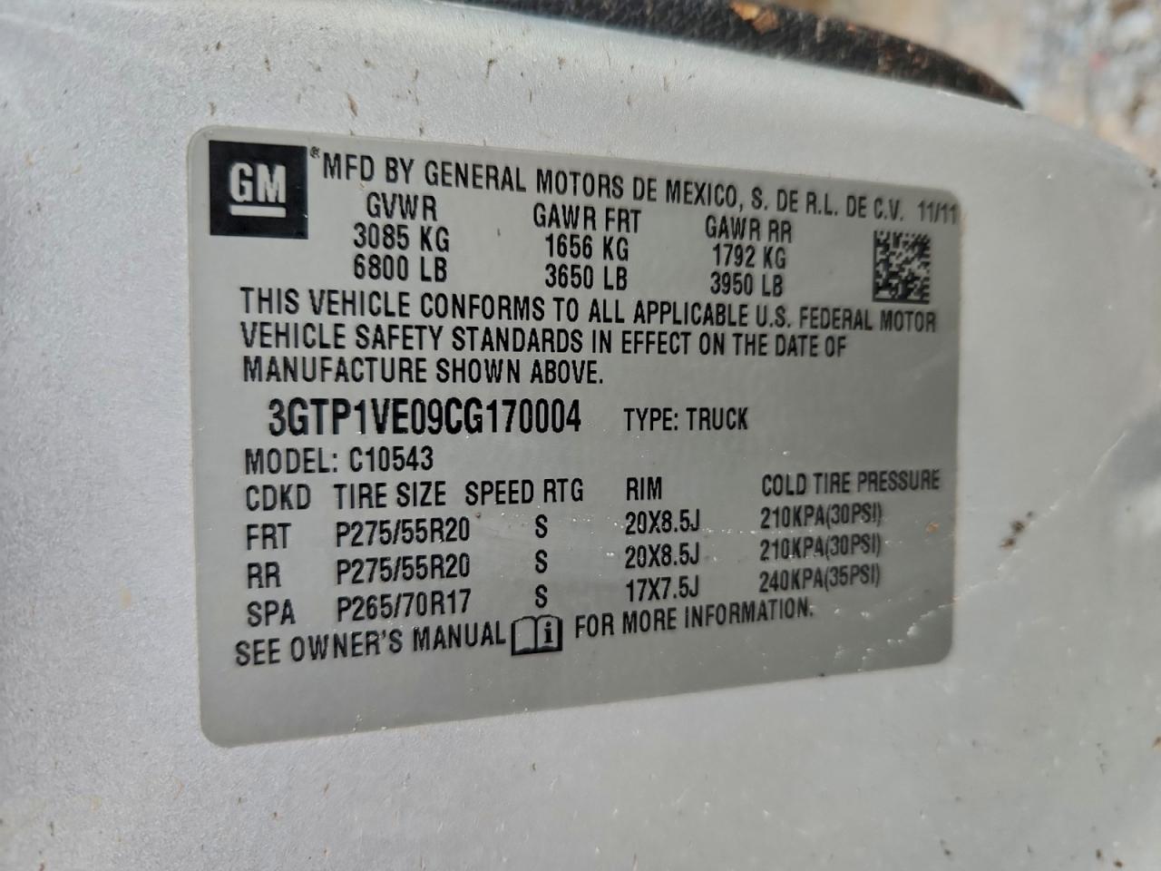 2012 GMC Sierra